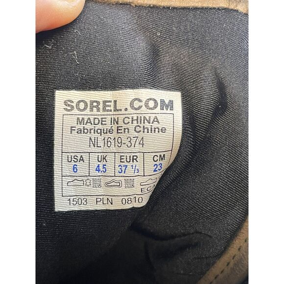 Sorel Sorelli Women's Boot Winter Snow Duck Tall Waterproof Quilted 6 Brown Shoe - Picture 7 of 11